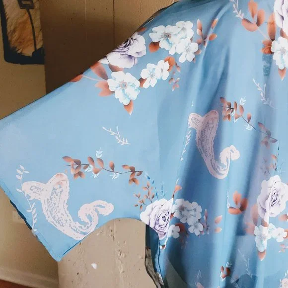 Floral Kimono / Swim Coverup - Picture 9 of 9